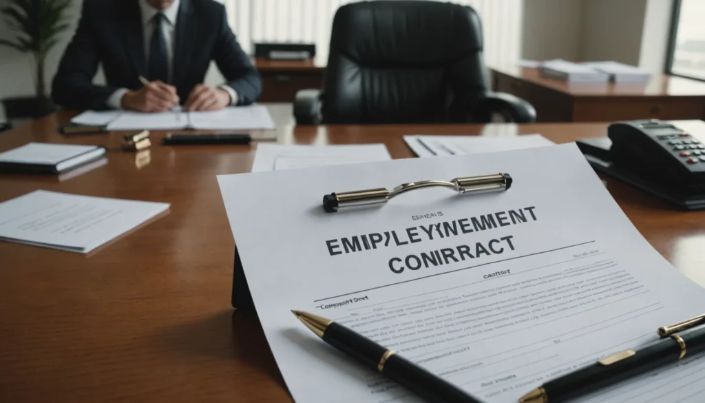 contrat de travail non signé et abandon de poste