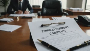 contrat de travail non signé et abandon de poste
