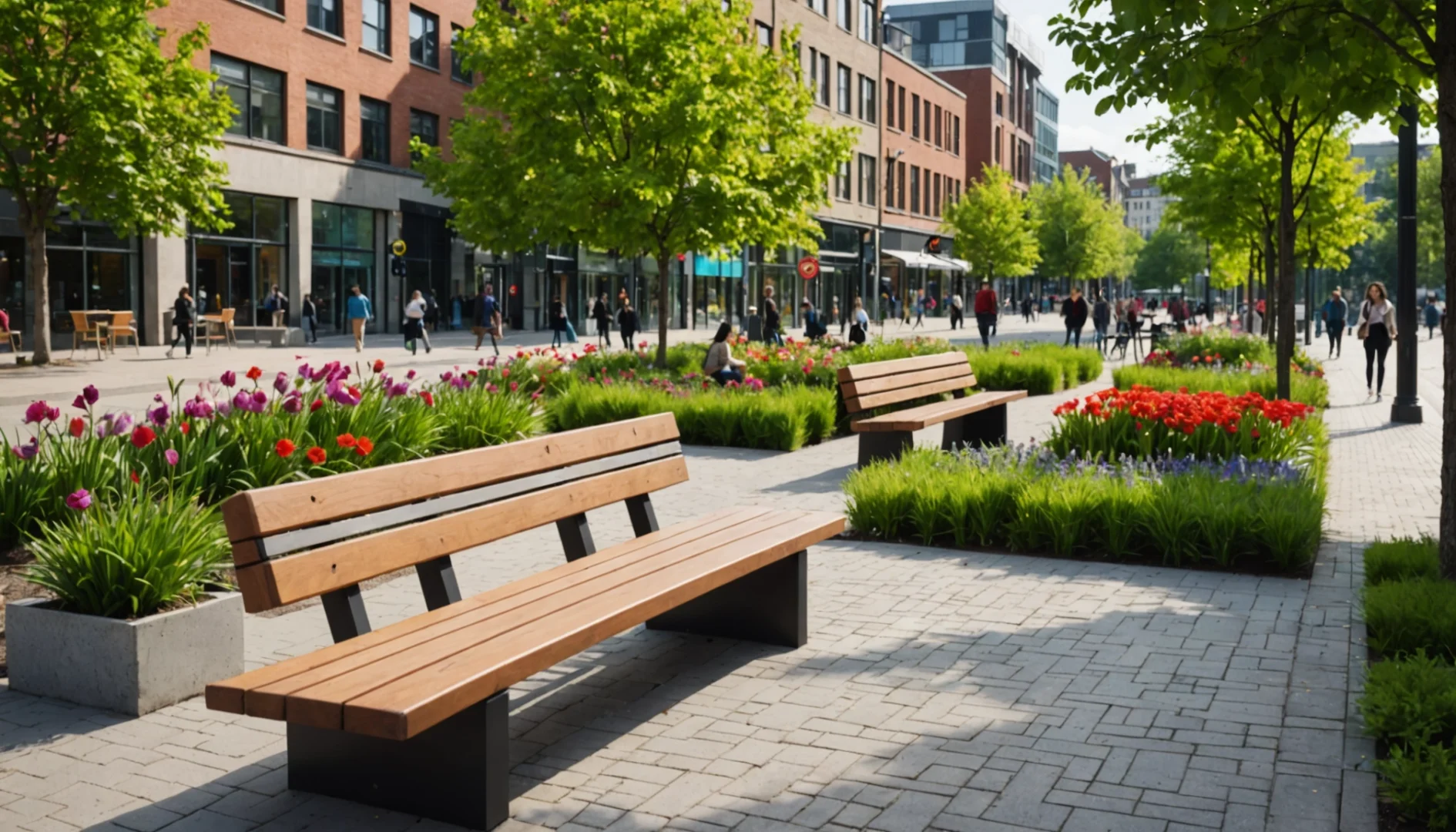Embellir et aménager la ville avec du mobilier urbain