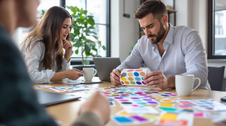 impression d'autocollant personnalisé