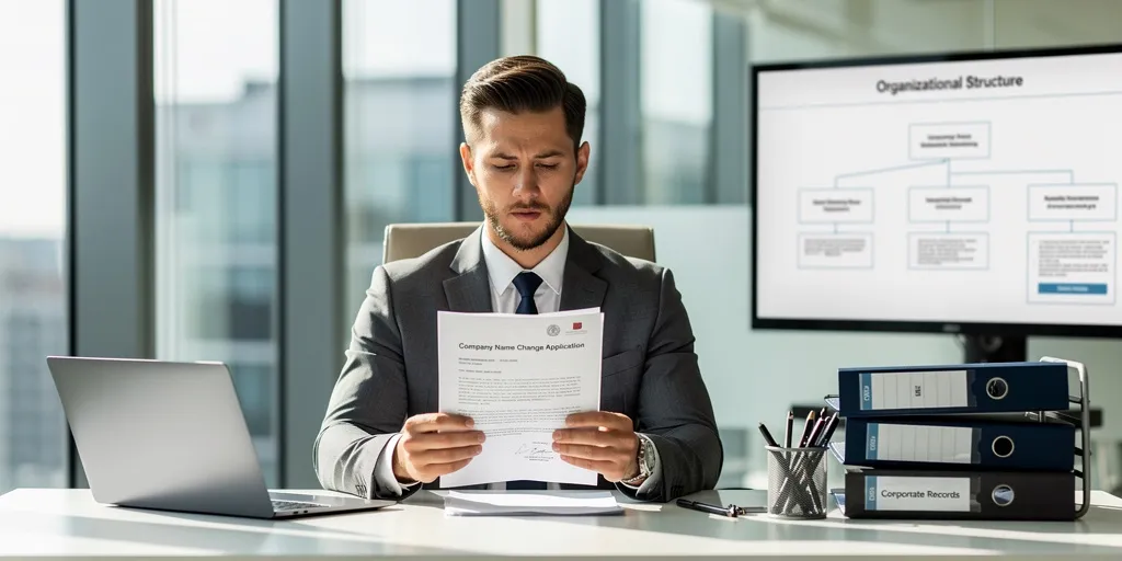 changer le nom d'une entreprise