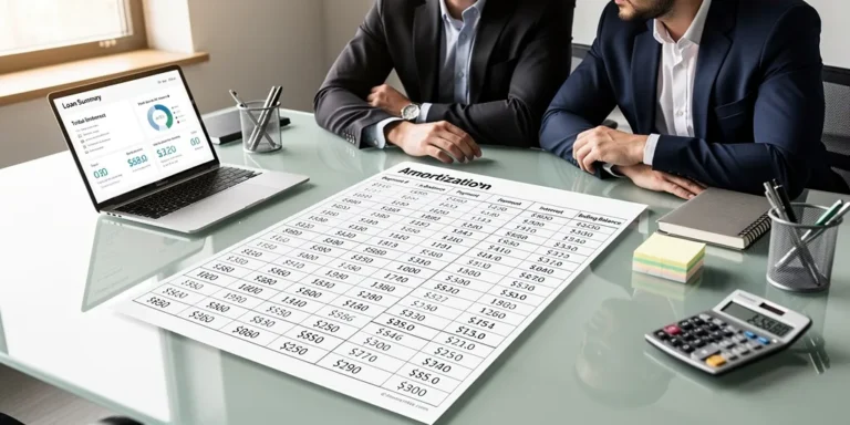 comment faire un tableau d amortissement