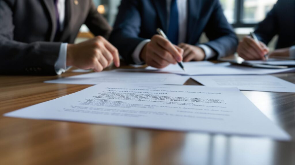 clause d'agrément sas