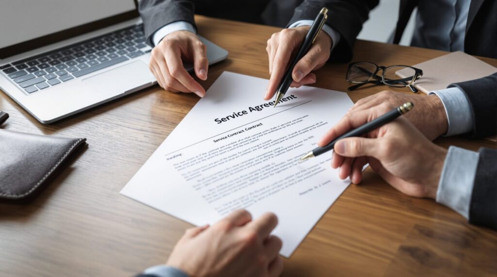 contrat de prestation de service modèle gratuit