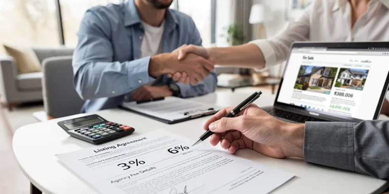 frais agence vente immobiliere