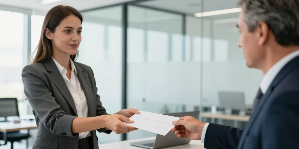 lettre de résiliation du contrat de travail