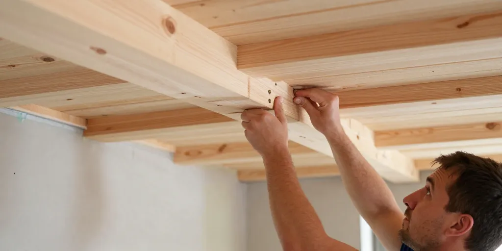faire un plafond en bois