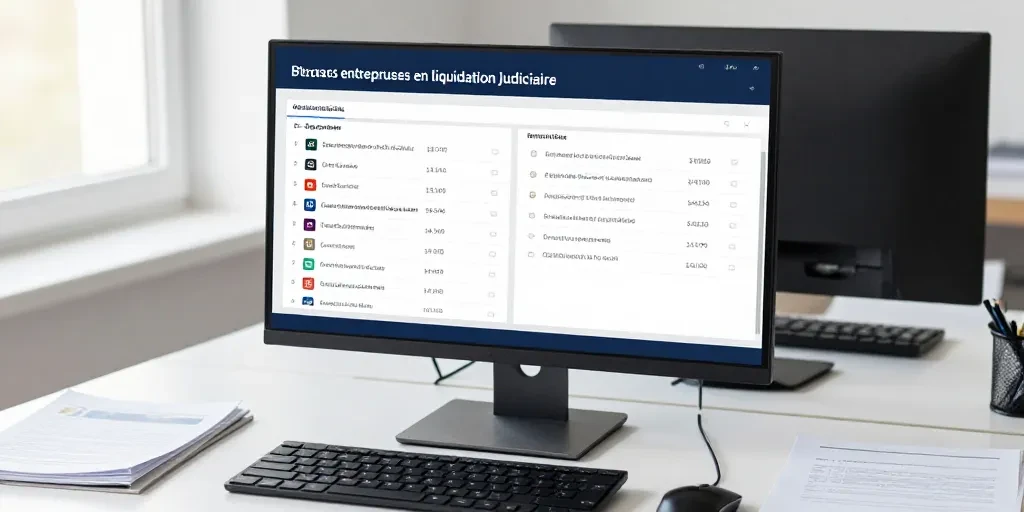 liste entreprise en liquidation judiciaire gratuit